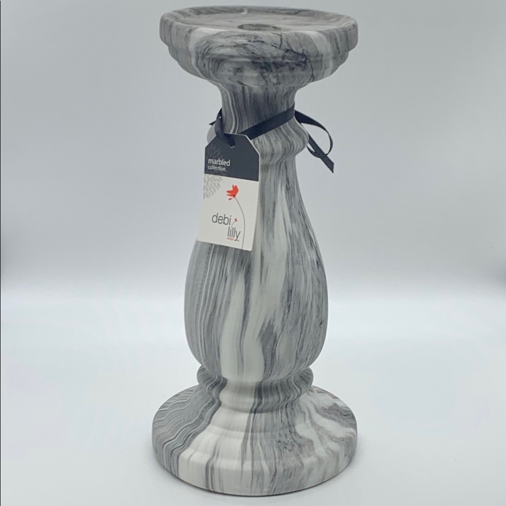 Debi Lilly Marbled Candle Holder (1)